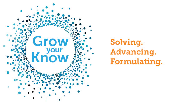 grow your know. solving. advancing. formulating.